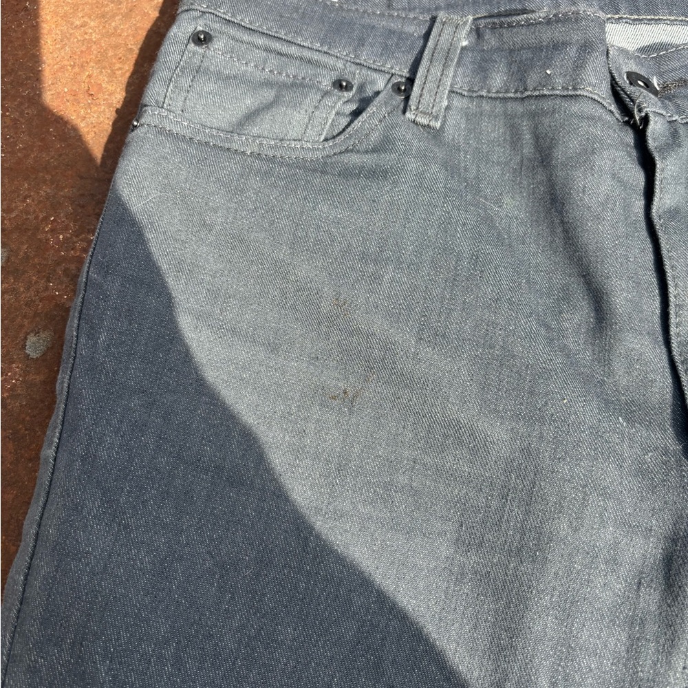 Gray Straight-Leg Jeans. Levi’s 510 super skinny.  Size 36x32 - Picture 5 of 7